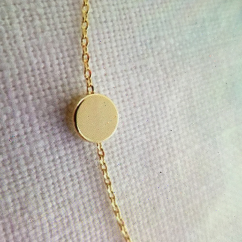 Simple Dot Dainty Pendant Necklace